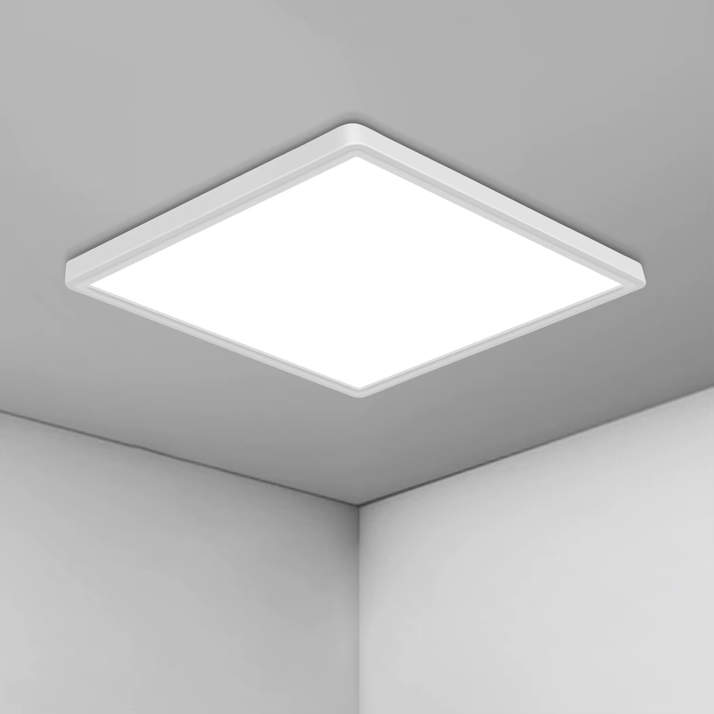 Moderne LED Loftpanel 24W – 30 cm – Justerbar Lysfarve – Med Halo-baglys