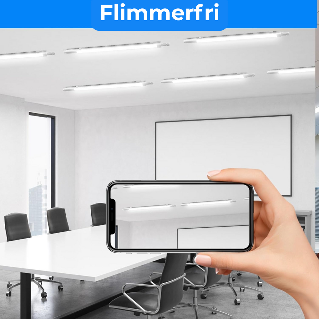 Vandtæt LED Lysrør 60 cm – 3 Farvetemperaturer – Garage, Bad & Værksted