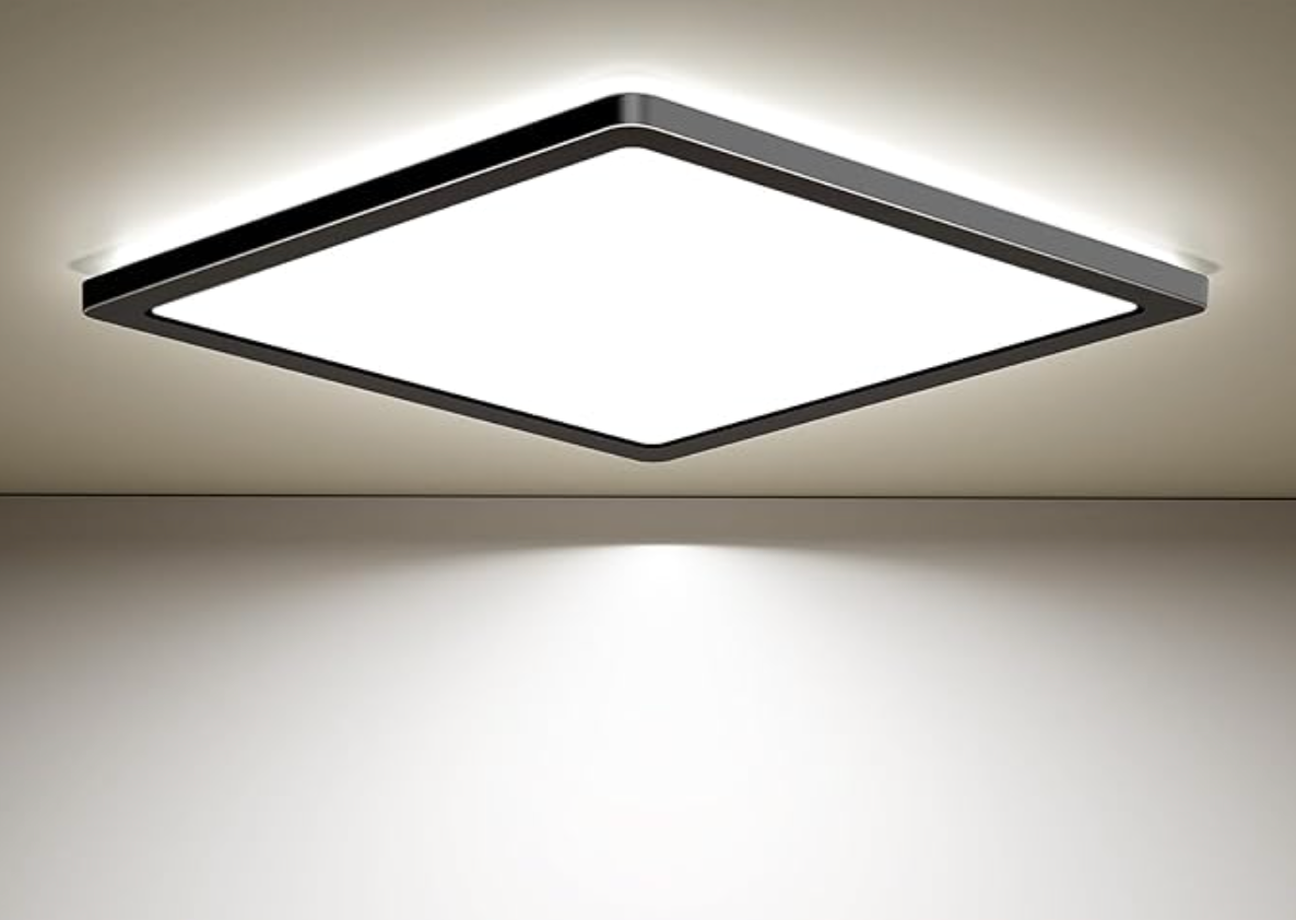 Moderne LED Loftpanel 24W – 30 cm – Justerbar Lysfarve – Med Halo-baglys